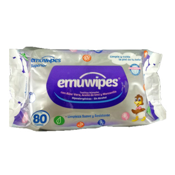 Toallitas húmedas húmedas biodegradables suaves del bebé del cuidado